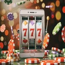 Tampilan smartphone dengan aplikasi resmi neng4 yang menampilkan halaman utama game